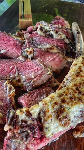 Parmesan Crusted Tomahawk Steak Recipe with Reverse Sear Method