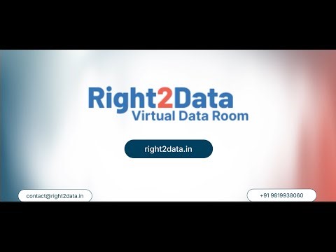 Right2Data - India's Best Virtual Data Room Service