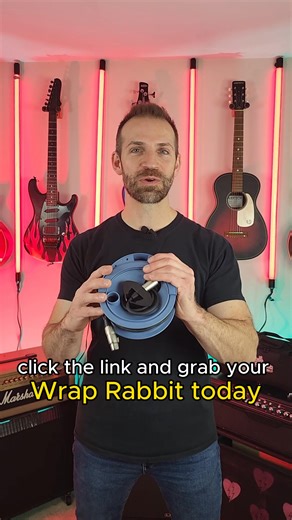 Stop wasting time wrapping cables. Wrap Rabbit winds your cords fast, clean, and tangle-free every single time. | Wrap Rabbit