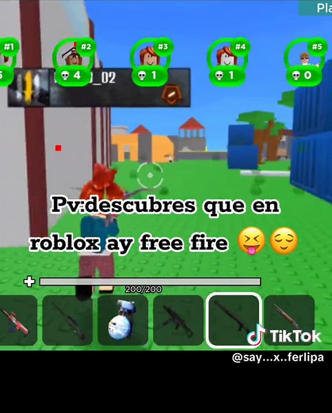 GARENA FREE FIRE en ROBLOX: ¡Diversión Asegurada!