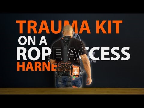 How to fit a trauma kit to a rope access harness - CT Gryphon Harness + DEPLOY Trauma Kit
