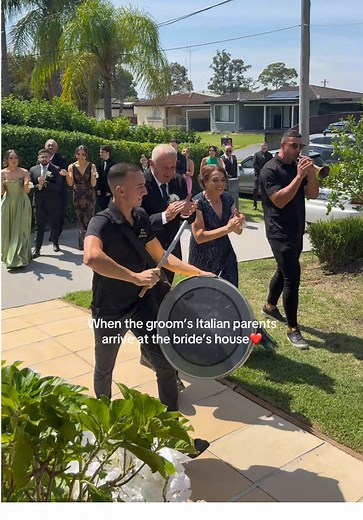 Groom's Parents Arrive at Bride's House in Sydney