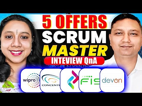 [5 OFFERS ] scrum master interview questions and answers ⭐ scrum master interview questions 𝑷𝑨𝑹𝑻-5/6