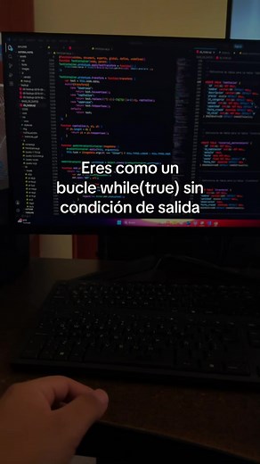 Eres como un bucle while(true) sin condición de salida — reflexión para developers