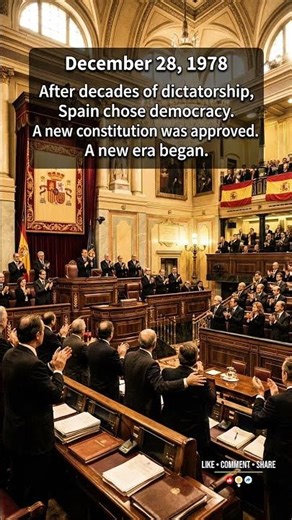 1978: Spain’s Turning Point to Democracy #history