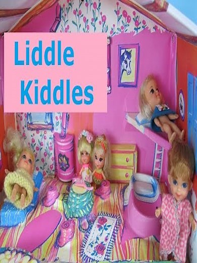 Vintage Liddle Kiddles Dolls and Klub doll house. Lucky Lockets Mattel 1966 - 1971