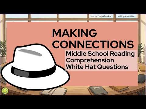 Making Connections Reading Strategy Grades 5-8 | Connect Any Text to Ideas, Experiences & Evidence
