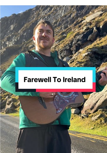 My own song Farewell To Ireland! A song for those who have had to leave due to the failures of our Government!