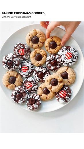 Leslie on Instagram: "Four years of making Christmas cookies with my cute assistant. It ain't an easy feat baking with a toddler/young kid and honestly has gotten a little harder in some ways...but when i look back through all the video footage I've captured over the last 4 years...I'm reminded why we have this little tradition. And yeah there may be some deep breaths, cringes, and quick eye rolls in my footage but I'll just share the highlights.... We're big on pb and peppermint blossoms in thi