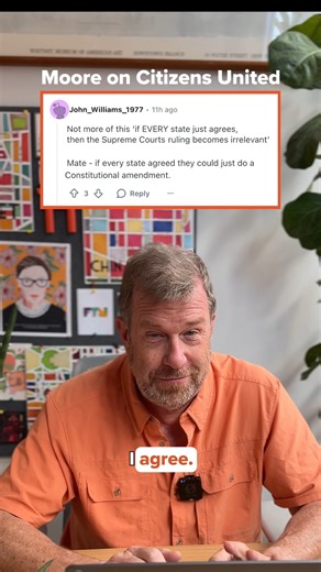 219K views · 5.9K reactions | Can states get corporate and dark money out of politics? CAP's Tom Moore answers Redditors' questions about beating Citizens United. | Center for American Progress | Facebook