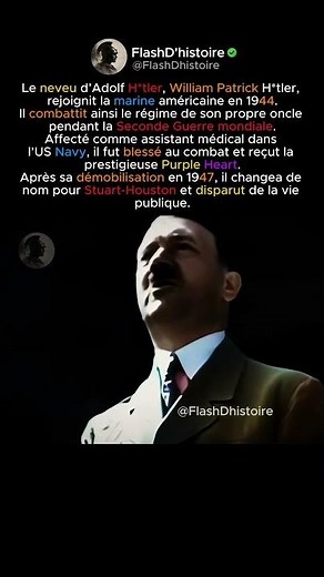 Le neveu d’Hitler qui a combattu pour les États-Unis.