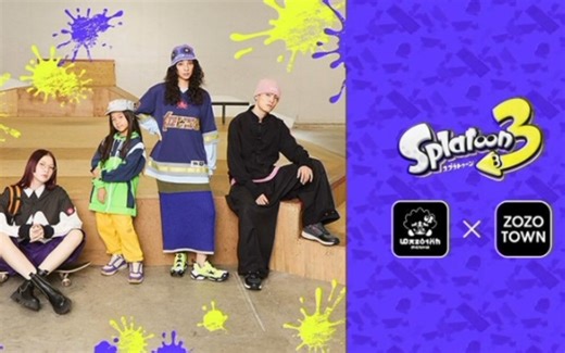 🦑 超鱿型 🐙「斯普拉遁3 ✖ ZOZOTOWN」联名服装 第二弹！赠送：技能钥匙扣 \u002F 11月1日~11月10日 原宿 喷喷快闪店