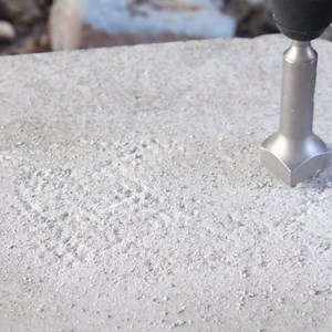 SDS Plus Bushing Tool 12 Tips, 5.3'' X 1.4'' Round Head Concrete Roughness Coating Remove Bushing Bit for Rotary Hammer, Chisel Drill Bit for Masonry, Brick Wall