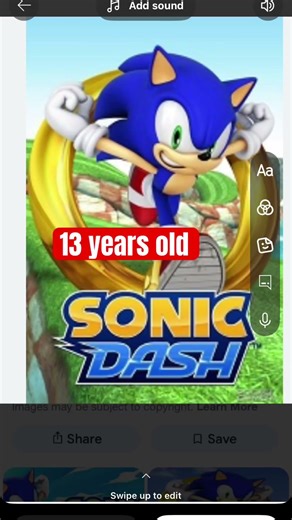 Ages of all arcade Sonic dash games
