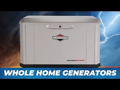 Whole Home Generator Installation - Briggs and Stratton Power Protect