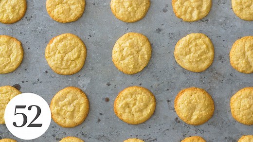 1.5K views · 31 reactions | This cream cheese cookie recipe is chewy in the center, where the texture is kind of like a coconut macaroon, with buttery, burnished edges that crumble. → https://f52.co/35s0dVK | Food52 | Facebook