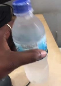 So basically i got a bottle of Best water from the fridge, sealed as seen in the video, only to find a dead cockroach inside... I thought these were filtered and distilled water?? L Cham ****** Where is the Food Safety and Quality Authority! | What's On - Gambia