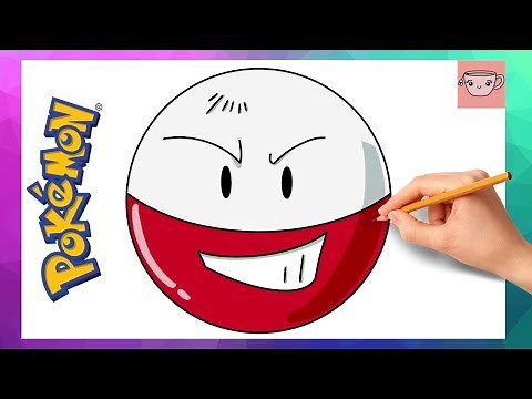 How To Draw Electrode from Pokemon | Cute Easy Step By Step Drawing Tutorial