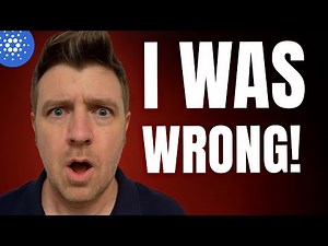 I WAS WRONG - Cardano ADA Will Fall out of Top 20 in 2026
