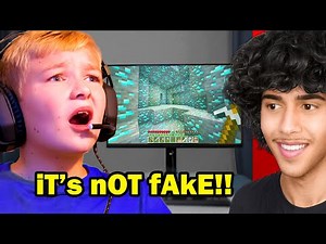 Streamer KID Caught CHEATING on Minecraft