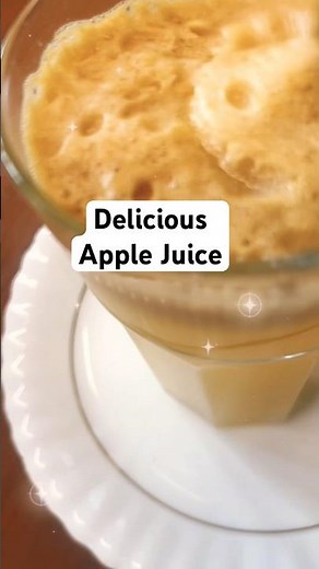 Homemade Fresh Apple Juice Recipe #apple #Juicing #fruit