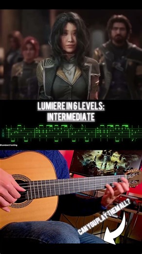 Can You Play Lumière? Beginner → Expert Guitar (6 Levels) [Intermediate]