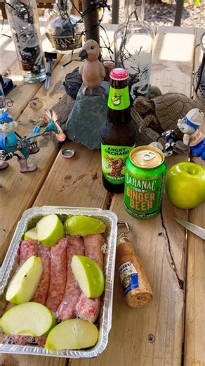 🇺🇸 🧨🎇 Green Apple Brats #bbq #4thofjuly #webergrill