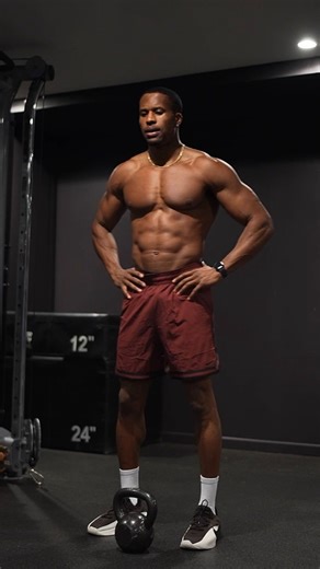 Sean Harris | kettlebell burnout 🔥 - swing squats - alternating clean + press - thrusters - rotational core twist - alternating forward lunges 10 reps... | Instagram