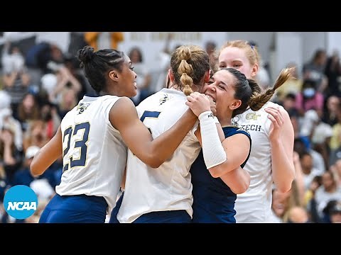Georgia Tech vs. Ohio State: 2021 NCAA volleyball regional semifinal highlights