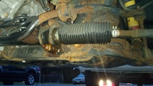 Power steering fluid leak