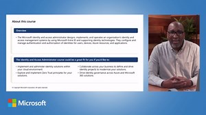 SC-300 Course Introduction (1 of 25)