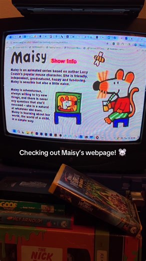 Exploring Maisy Mouse's Nostalgic Webpage