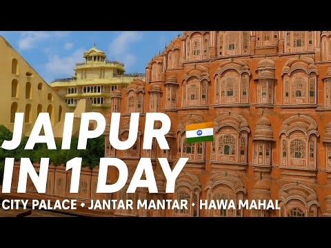Jaipur City Tour 🇮🇳 | City Palace, Jantar Mantar & Hawa Mahal | Royal Rajasthan Travel Vlog