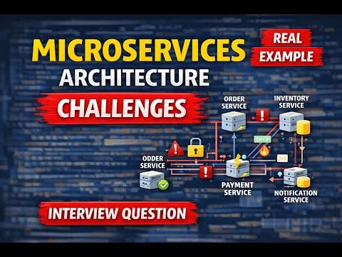 Microservices Architecture Challenges | Explained with Real Project Example Interview Question