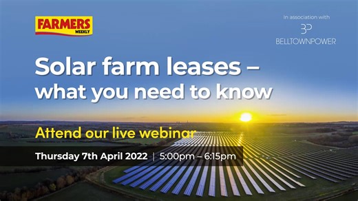 ☀️ Solar Farm Leases - What you need to know ☀️  Thursday 7th April...