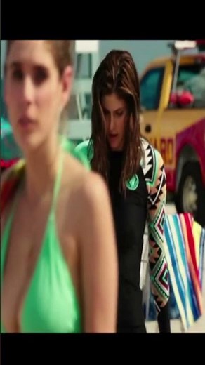 Epic moments in baywatch 2017 movie zac efron & Alexandra daddario #shorts
