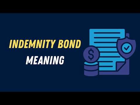 Indemnity Bond Meaning