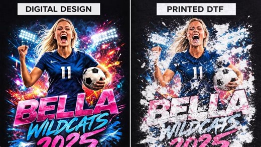 Why Does My DTF Print Look Different? Digital vs Printed DTF Explained with Effects Transparencies | STEPHEN BOUNSANGA