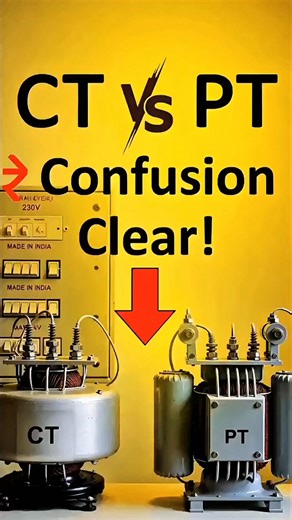 CT & PT Difference ⚡#shorts #electrical #kannada #short #defination