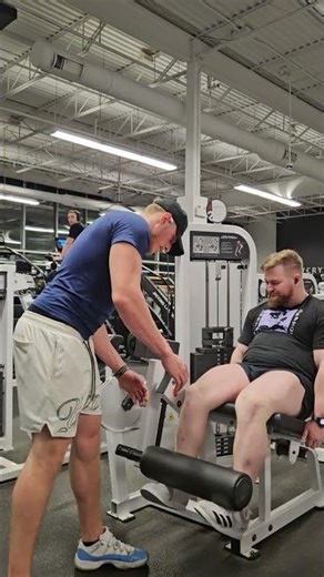245lbs Leg Extensions (Medium) | #shorts #fitness #legs🦵