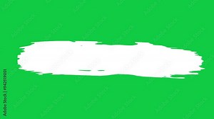 4K green screen animation with abstract art, grunge brush strokes, and ink textures, featuring motion effects. Stock Video