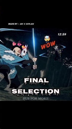 DEMON SLAYER FINAL SELECTION EP 2 #demonslayer #animeshorts #ANIXEXPLAIN #SHORTS #ytshorts