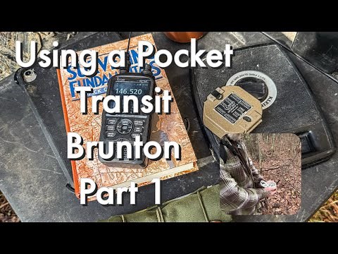 Using the Brunton Pocket Transit Part 1 with Dave Canterbury