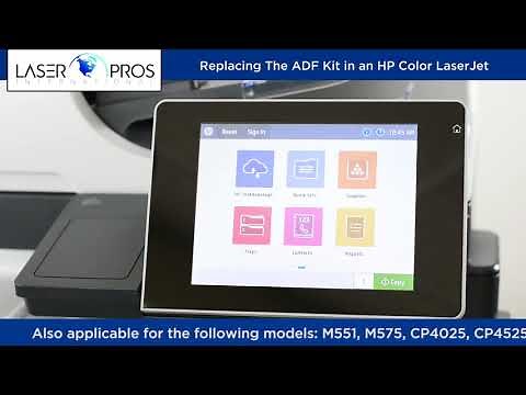 How To Install The ADF Kit In An HP M575 LaserJet Printer