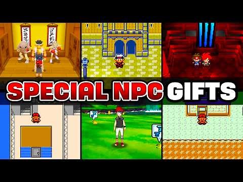 ALL SECRET & COMMON In-Game Gift Pokemon from NPCs (Gen 1-9)