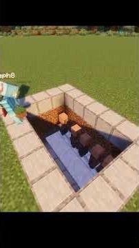 GRANJA DE HIERRO PARA EL INICIO #minecraft #granja