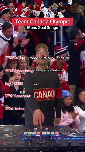 Team Canada Olympic Mens Hockey Goal Songs‼️ #canada #hockey #olympics #olympics2026 #milanocortina2026