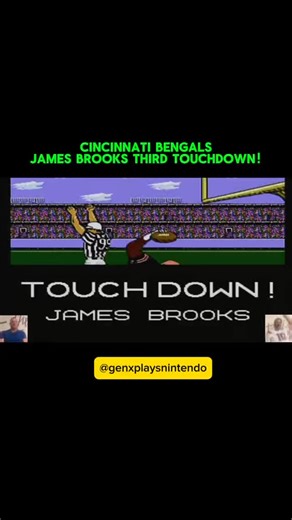 Gen X Plays Nintendo on Instagram: "Cincinnati Bengals James Brooks THIRD TOUCHDOWN! https://youtu.be/Bp8TIR2dcV0 Get some Tecmo CRYPTO! $TECMO on xpmarket.com $XBF $XCT $XRP #tecmo #tecmobowl #nintendo #nfl #nflnews #bengals #cryptocomofficial #cryptoding #cryptodaily #cryptocrunchnews #coinsauce #cryptocomarena"
