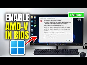 How to enable AMD-V in Bios in Windows 11 | Full Guide