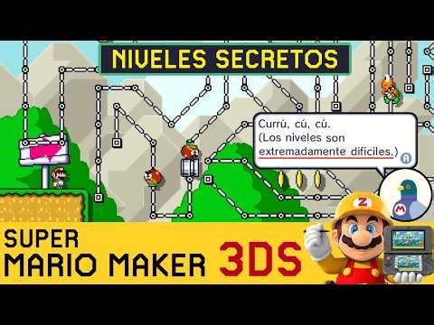 Los NIVELES SECRETOS "Extremadamente Difíciles" de Mario Maker 3DS | ZetaSSJ